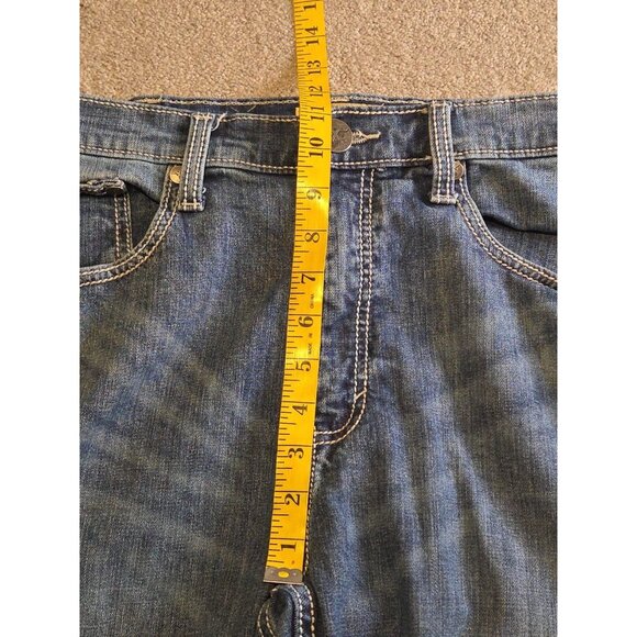 Wrangler 20X Jeans Mens (Altered) 36x29 Style 42 Vintage Boot Whisker Med Wash - Picture 6 of 15